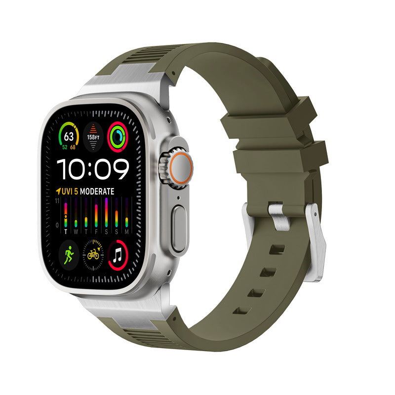 Premium-Armband aus Flüssigsilikon für die Apple Watch