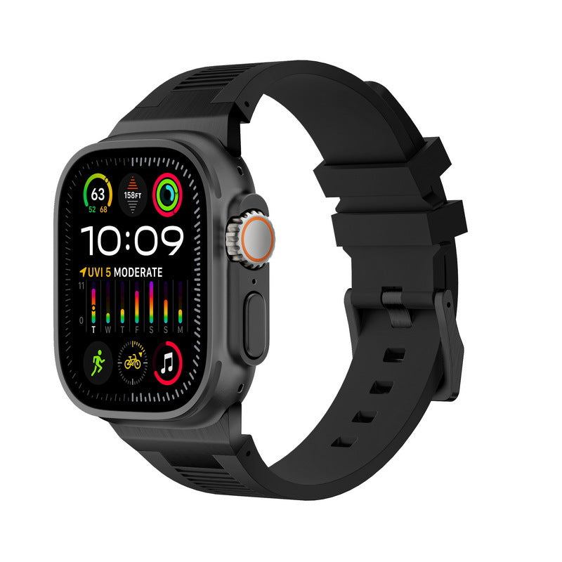 Premium-Armband aus Flüssigsilikon für die Apple Watch