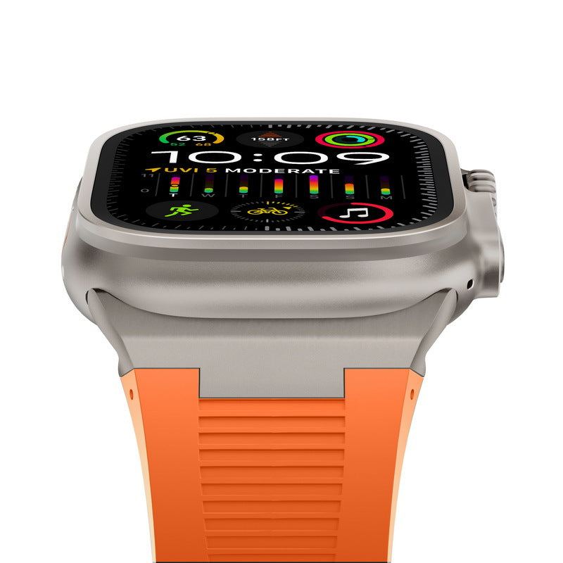 Premium-Armband aus Flüssigsilikon für die Apple Watch