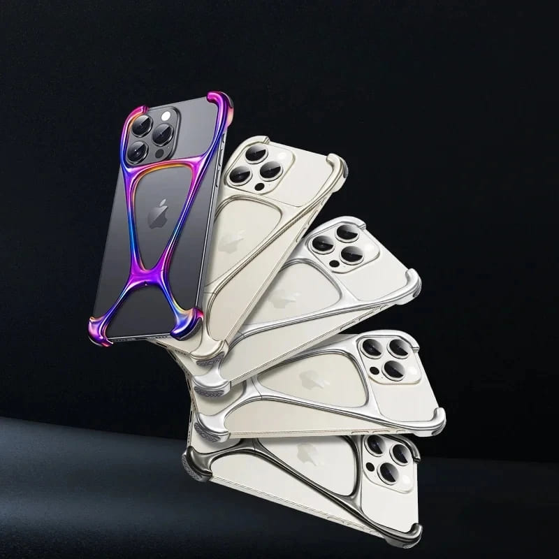 Rimless Bare Metal Frame For iPhone