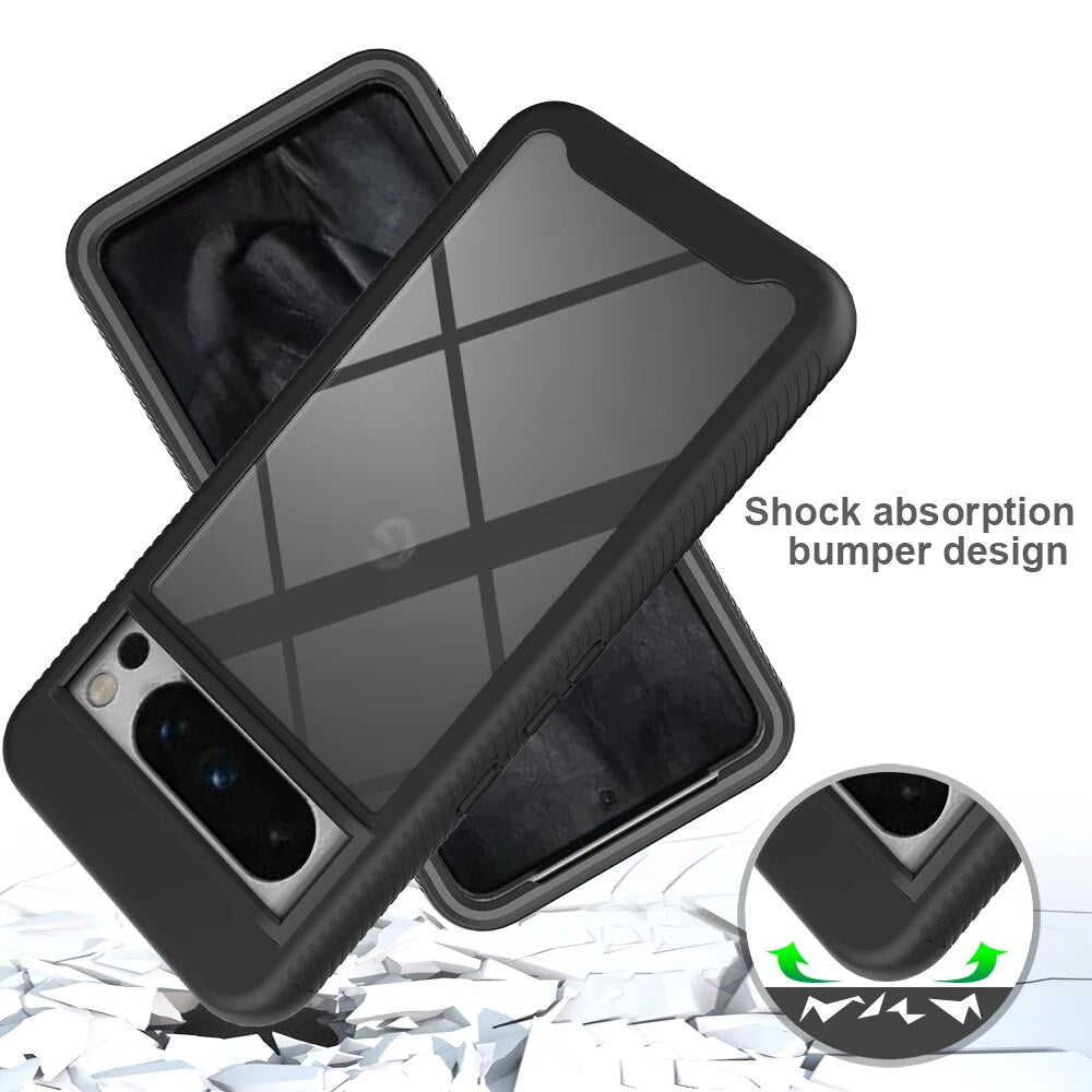 Rugged Armor Shockproof Google Pixel Bumper Case