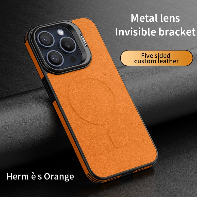 Metal lens hidden bracket shell