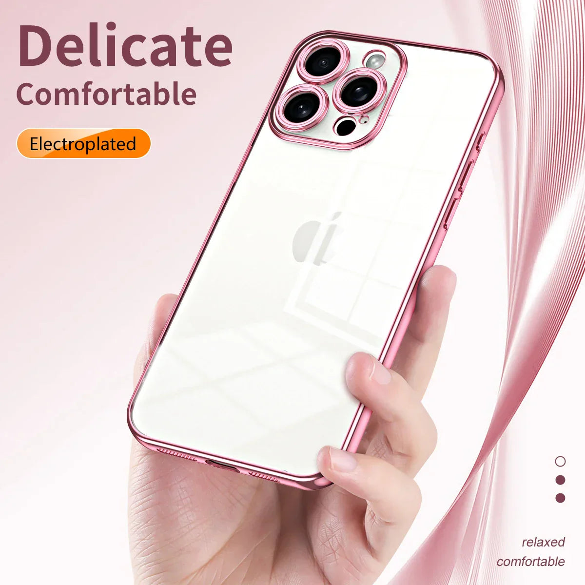 Transparent Classic Plating Case