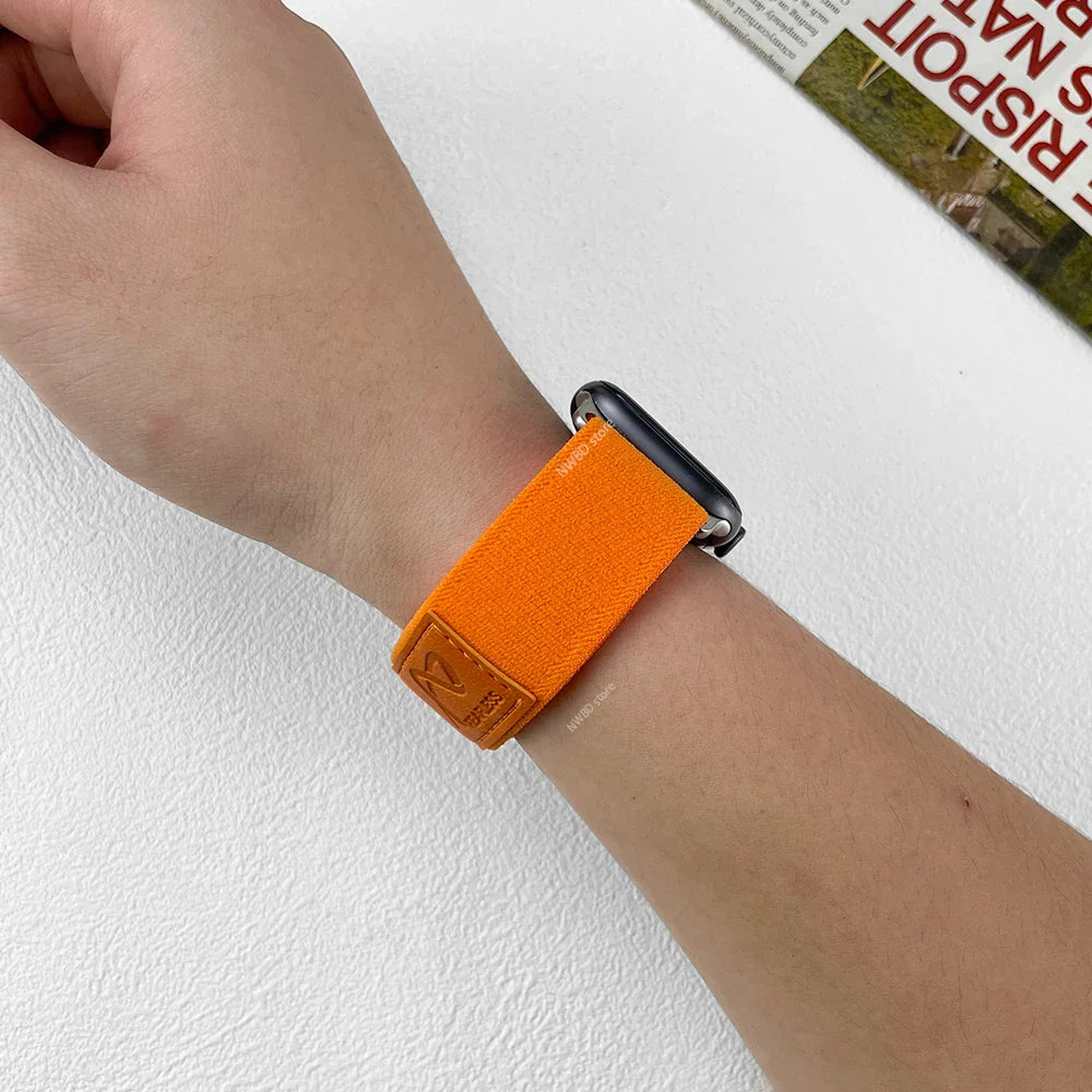 Nylon Leather Apple Watch Band