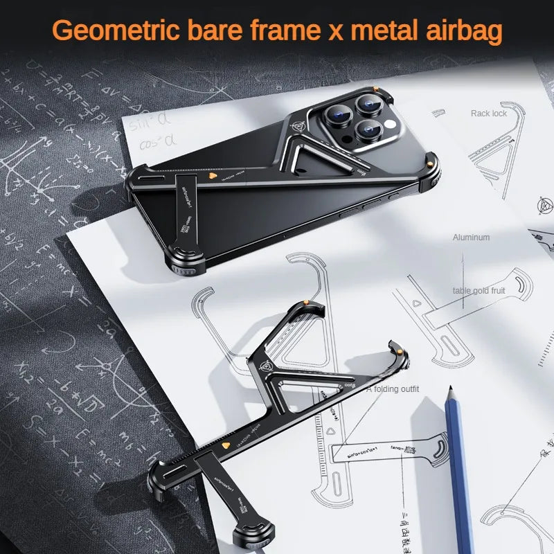 Concepto de cubierta de regla de soporte de metal