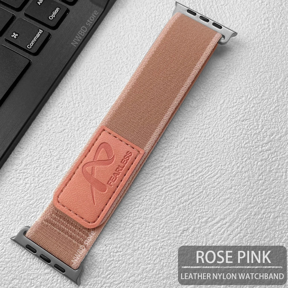 Nylon Leather Apple Watch Band