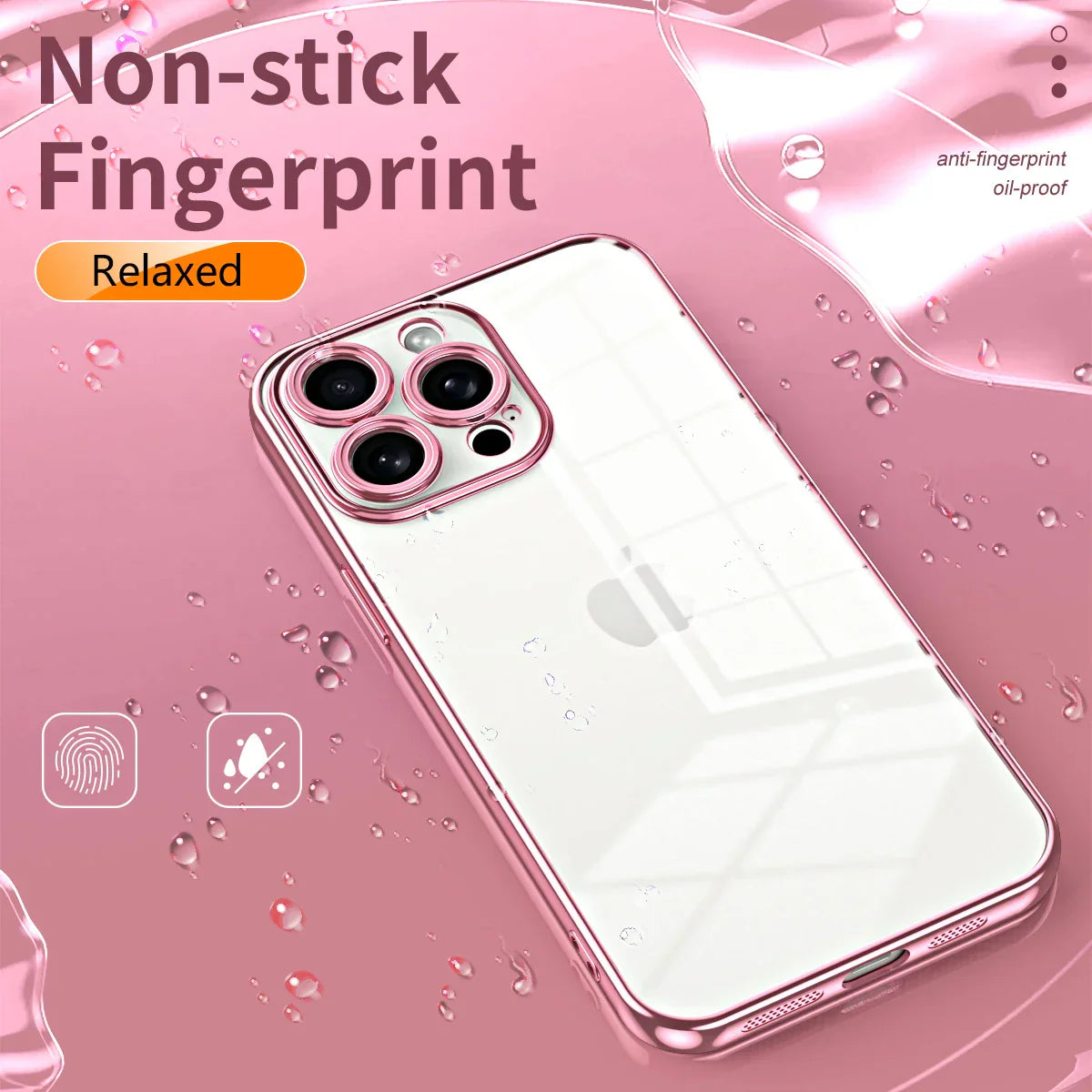 Transparent Classic Plating Case