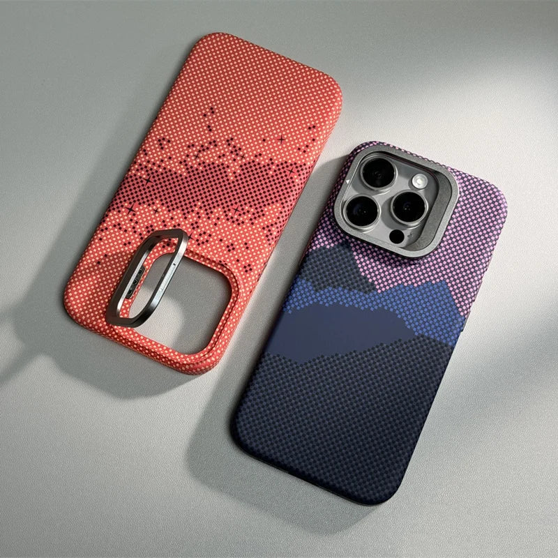 Pixels Texture Kickstand Cover