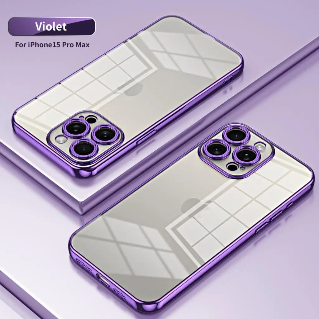 Transparent Classic Plating Case