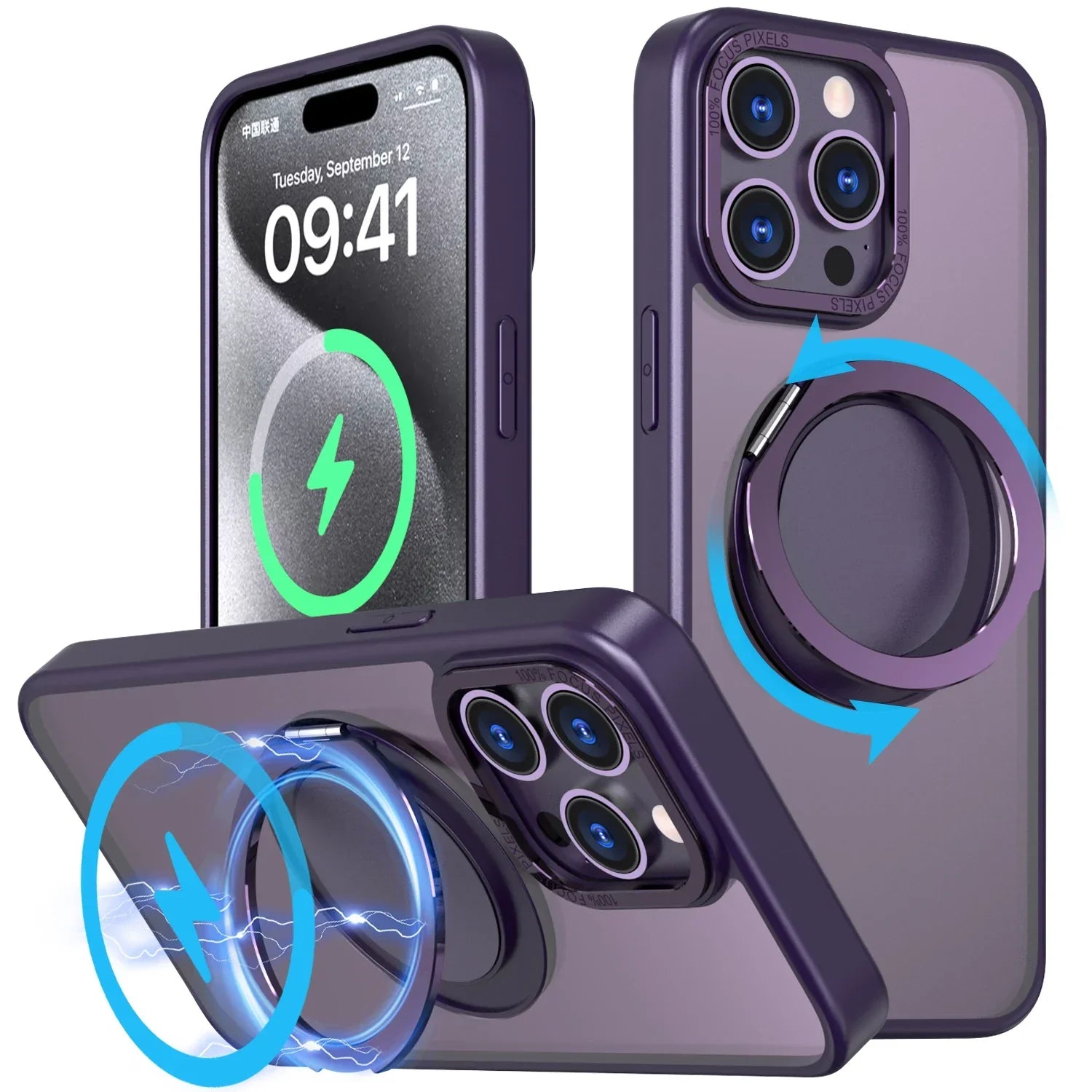 360° Rotating Magnetic Stand Cover