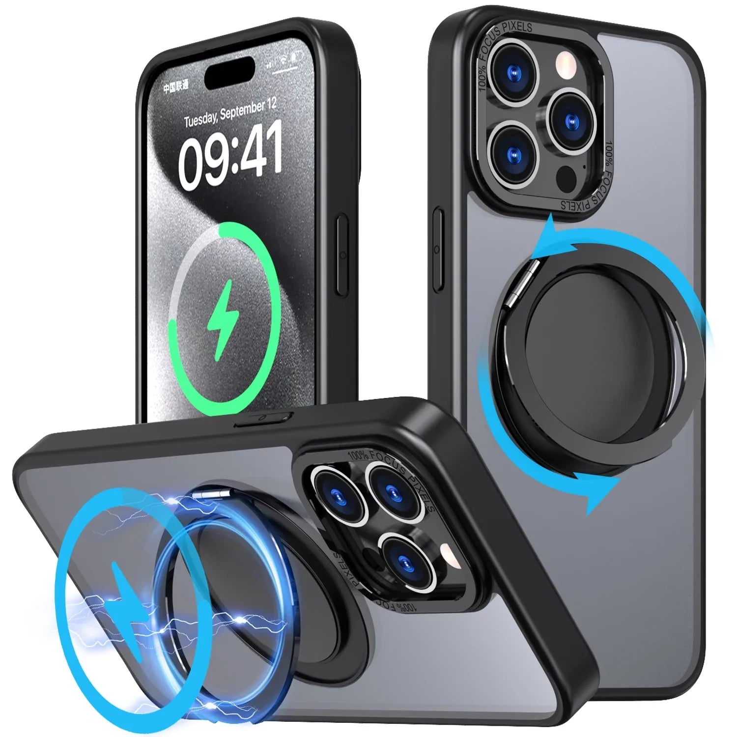 360° Rotating Magnetic Stand Cover