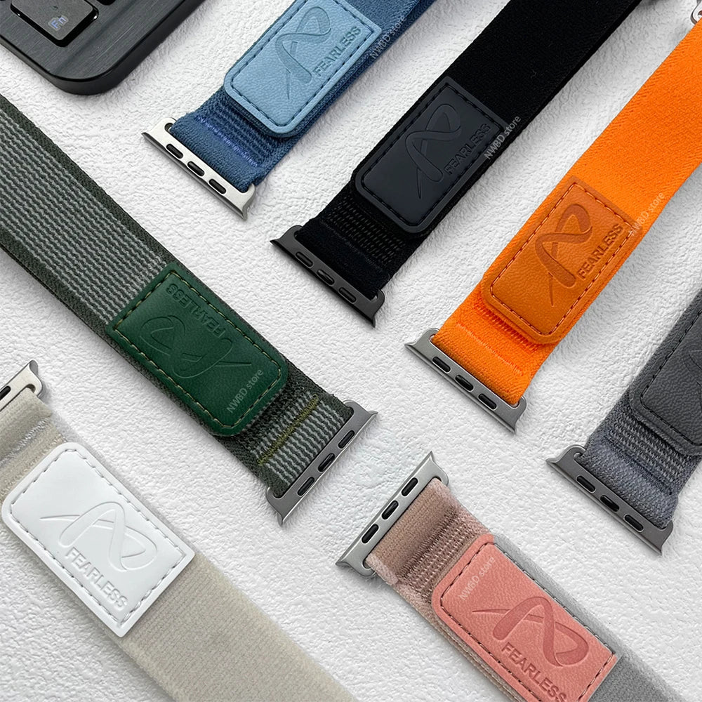 Nylon Leather Apple Watch Band