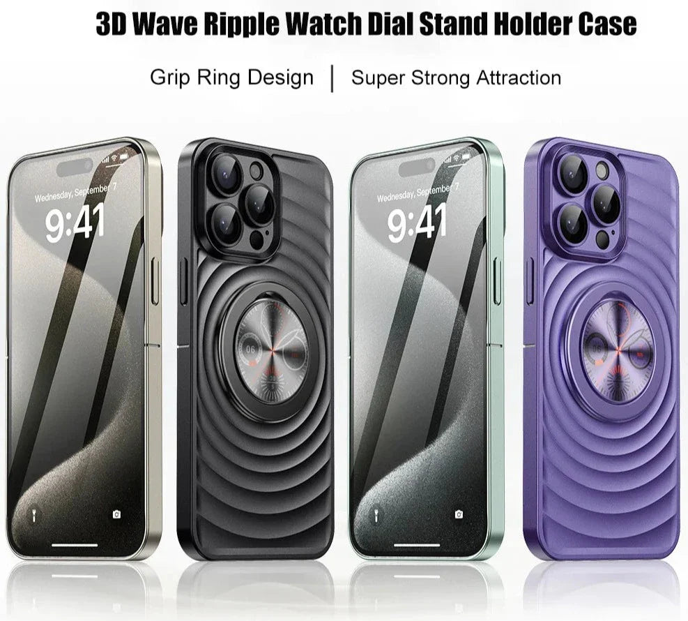 3D Wave Ripple Watch Stand Cover