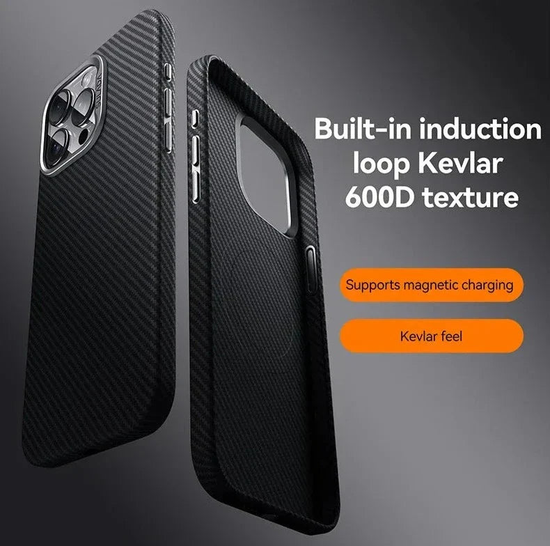 Kevlar Texture Magnetic Cover