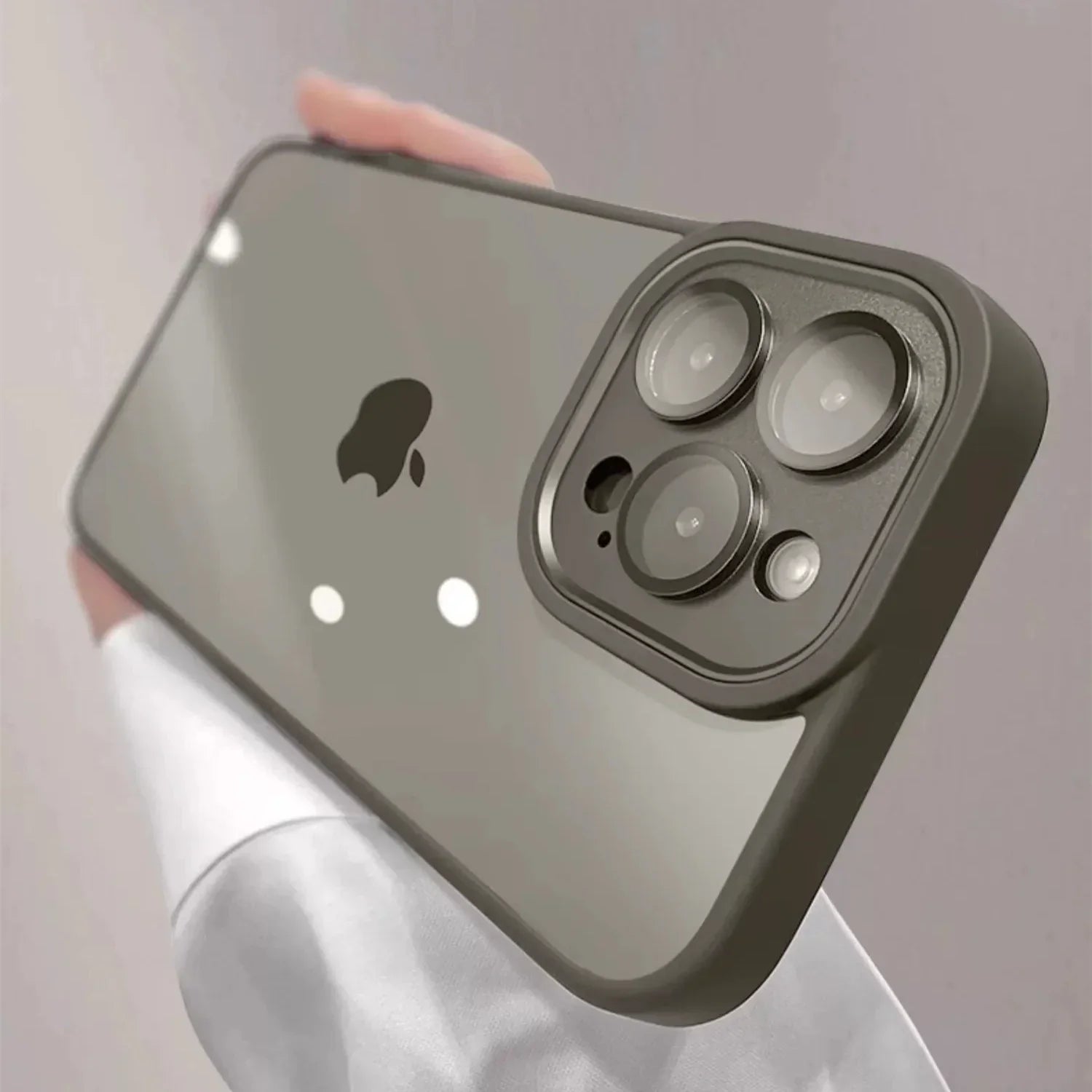 Transparent Metal Camera Protection Cover