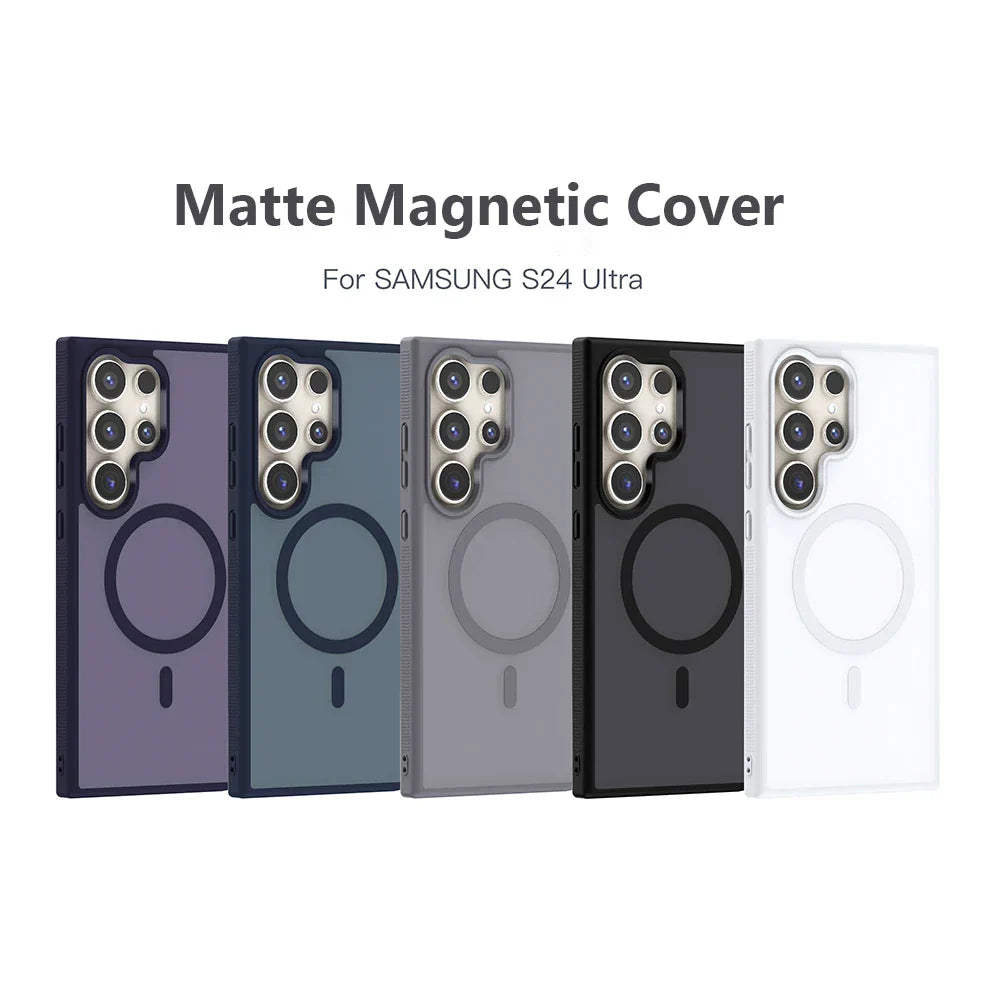 Luxury Matte Magnetic Cover