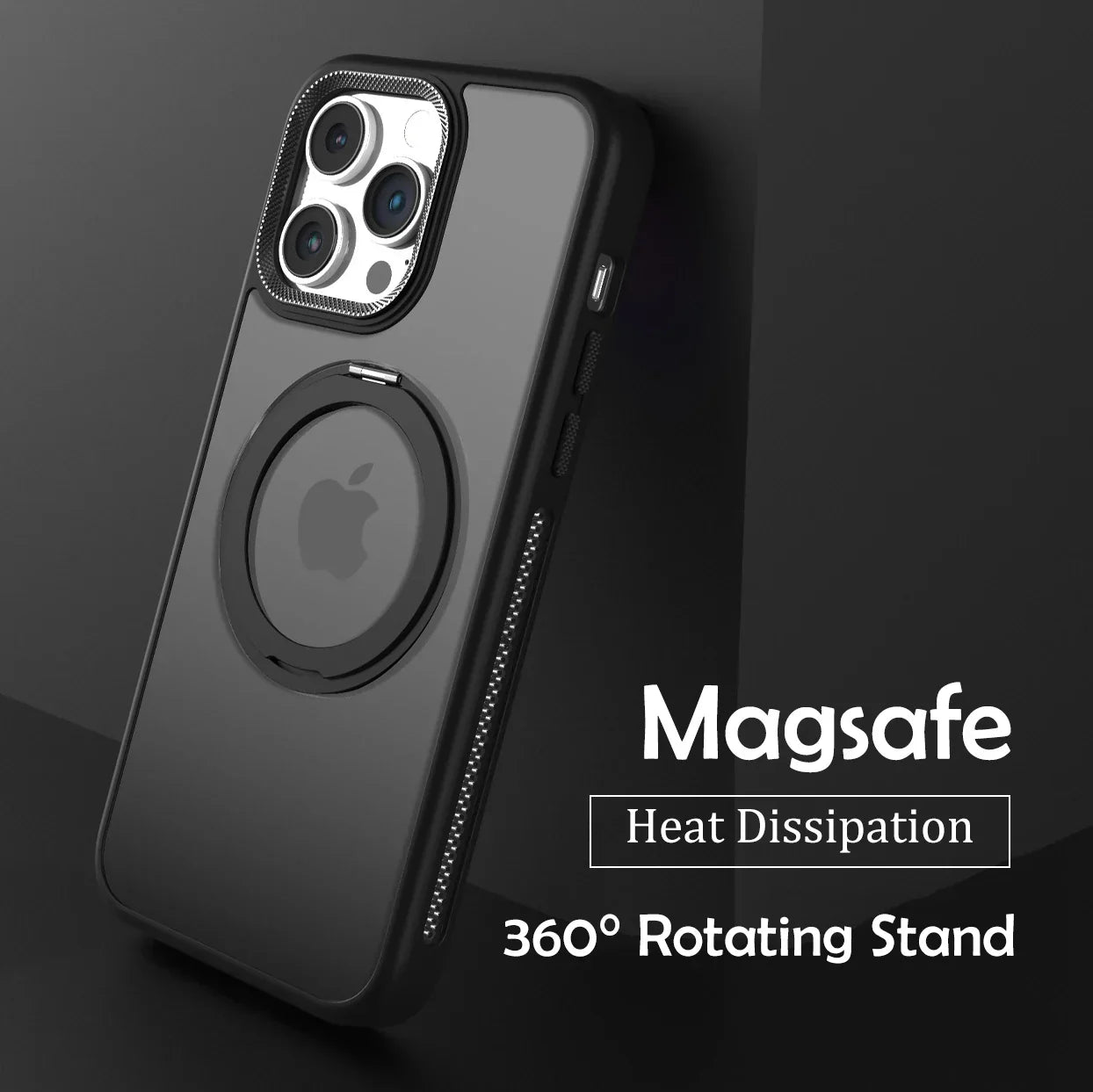 Funda con soporte Magsafe giratorio de 360°