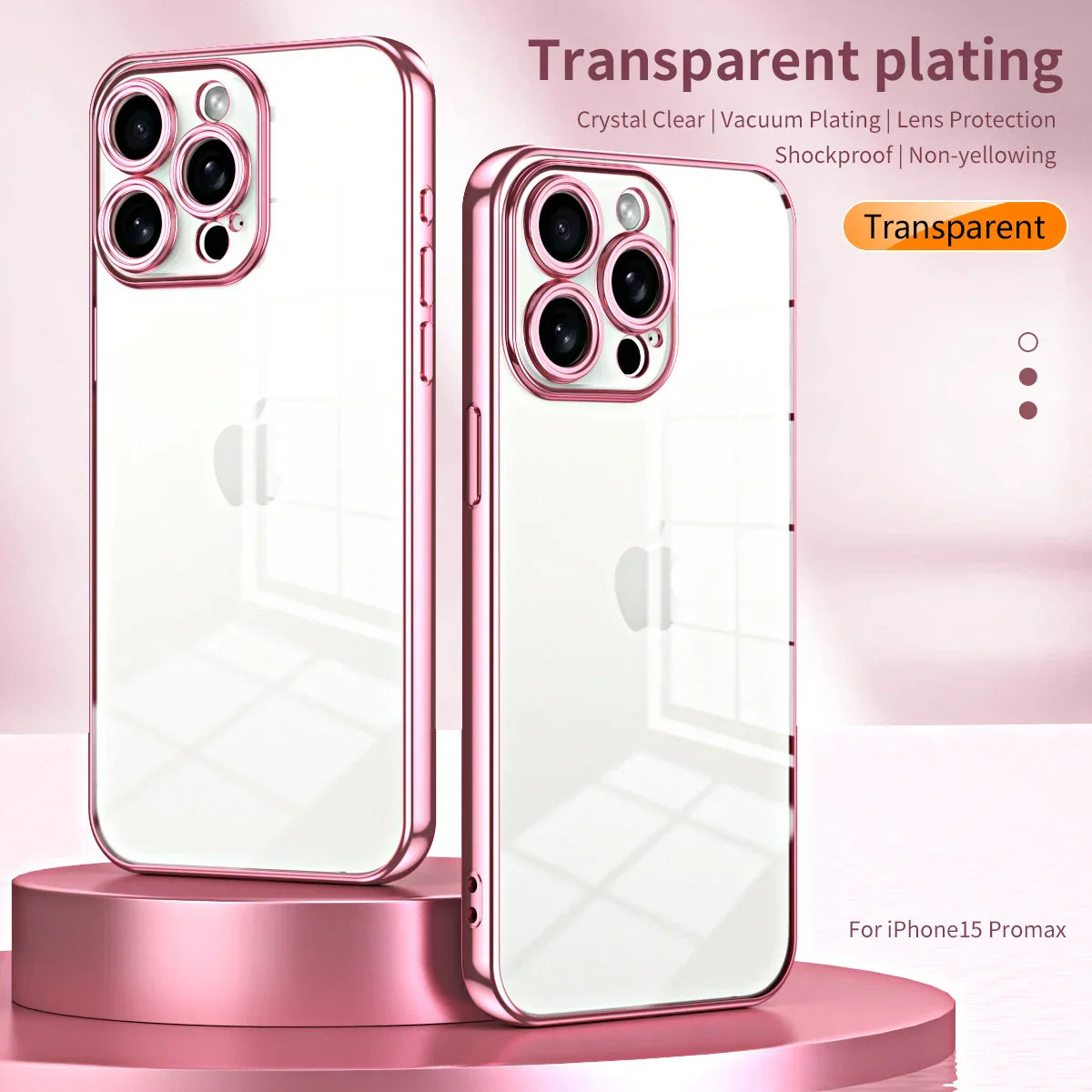 Transparent Classic Plating Case