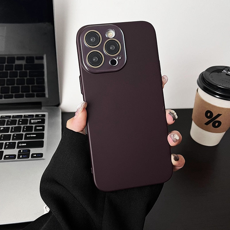 Silky Smooth Camera Protect iPhone Case