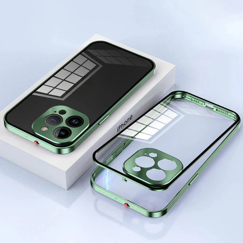 SnapLock Tempered Glass iPhone Case