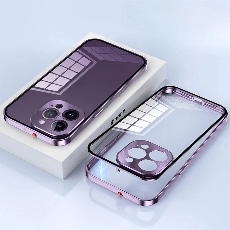 SnapLock Tempered Glass iPhone Case