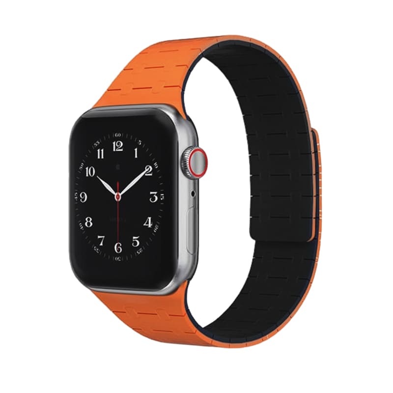 "Sport Dual-Tone Band" Magnetisches, atmungsaktives Silikonarmband für die Apple Watch