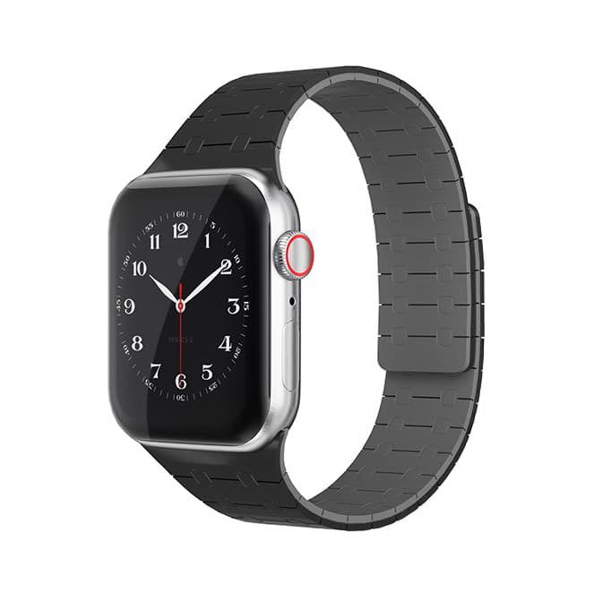 "Sport Dual-Tone Band" Magnetisches, atmungsaktives Silikonarmband für die Apple Watch