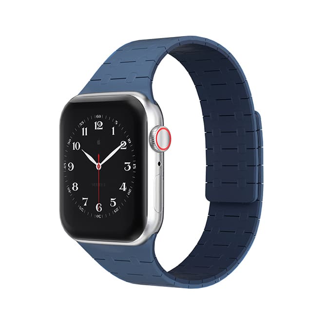 "Sport Dual-Tone Band" Magnetisches, atmungsaktives Silikonarmband für die Apple Watch