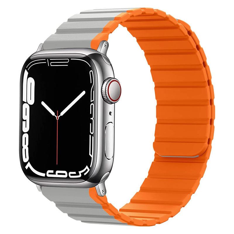 Magnetisches Silikonarmband „Sport Two-Tone“ für die Apple Watch