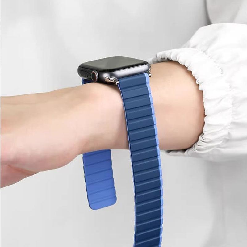 Magnetisches Silikonarmband „Sport Two-Tone“ für die Apple Watch