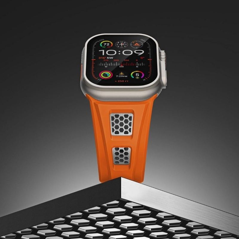 "Sports Band" Gitter Hohl Silikonband für Apple Watch