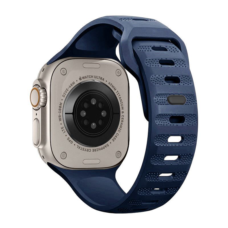 Correa de caucho fluorado transpirable ultrafina "Sports Band" para Apple Watch 