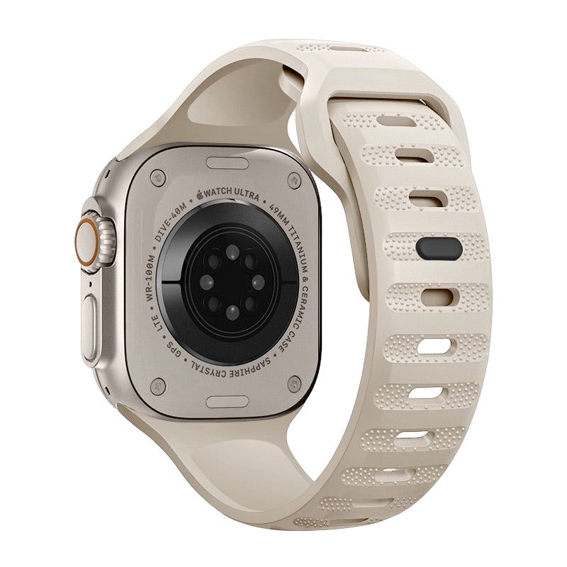 Correa de caucho fluorado transpirable ultrafina "Sports Band" para Apple Watch 