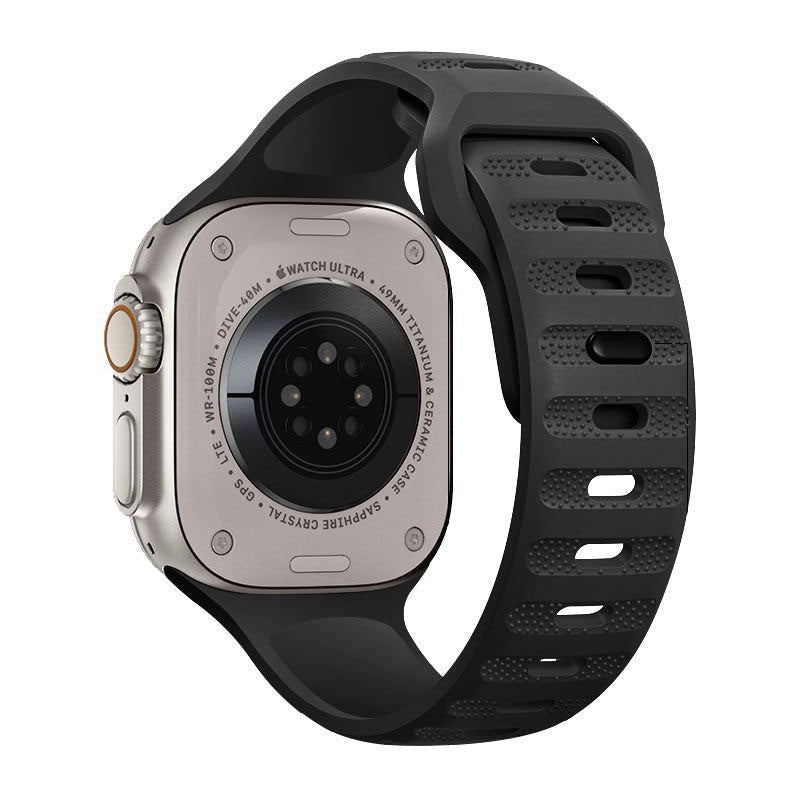 Correa de caucho fluorado transpirable ultrafina "Sports Band" para Apple Watch 