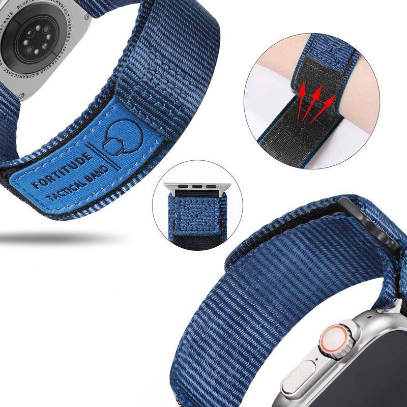 "Sports Watch Band" Breathable Adjustable Nylon Band for Apple Watch