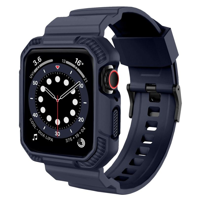 Sporty Carbon Fiber Design TPU Apple Watch Band