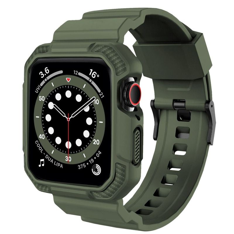 Sporty Carbon Fiber Design TPU Apple Watch Band