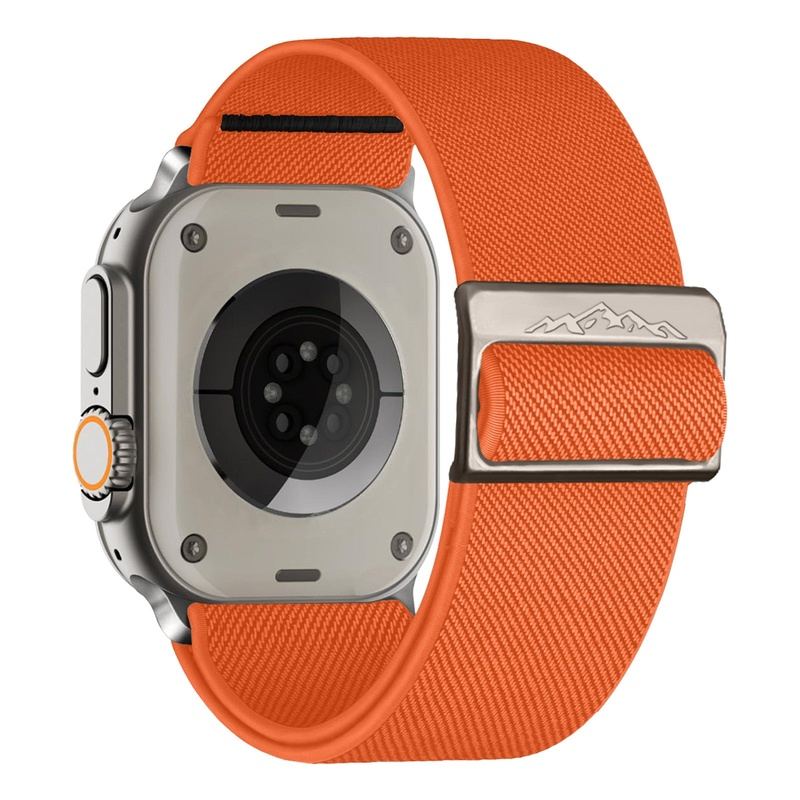 Correa de reloj tejida de nailon elástico para Apple Watch