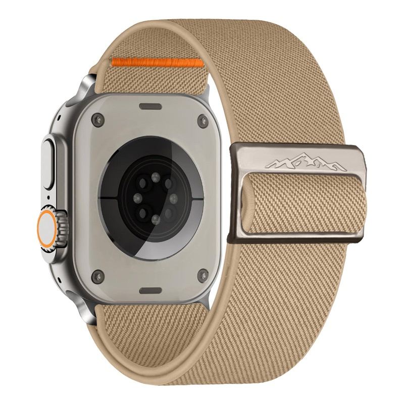 Correa de reloj tejida de nailon elástico para Apple Watch