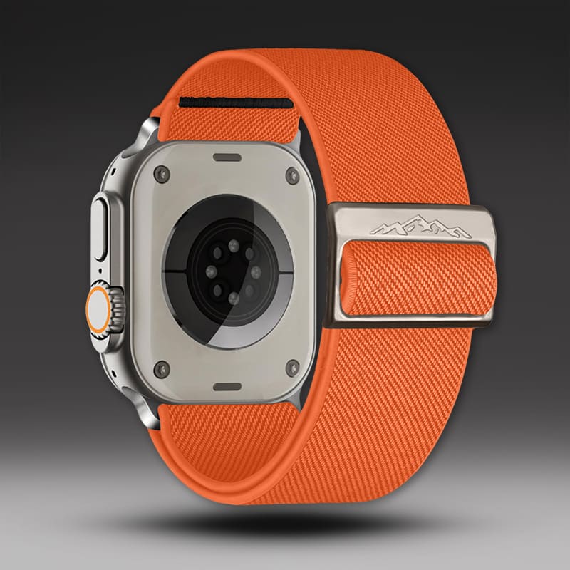 Correa de reloj tejida de nailon elástico para Apple Watch