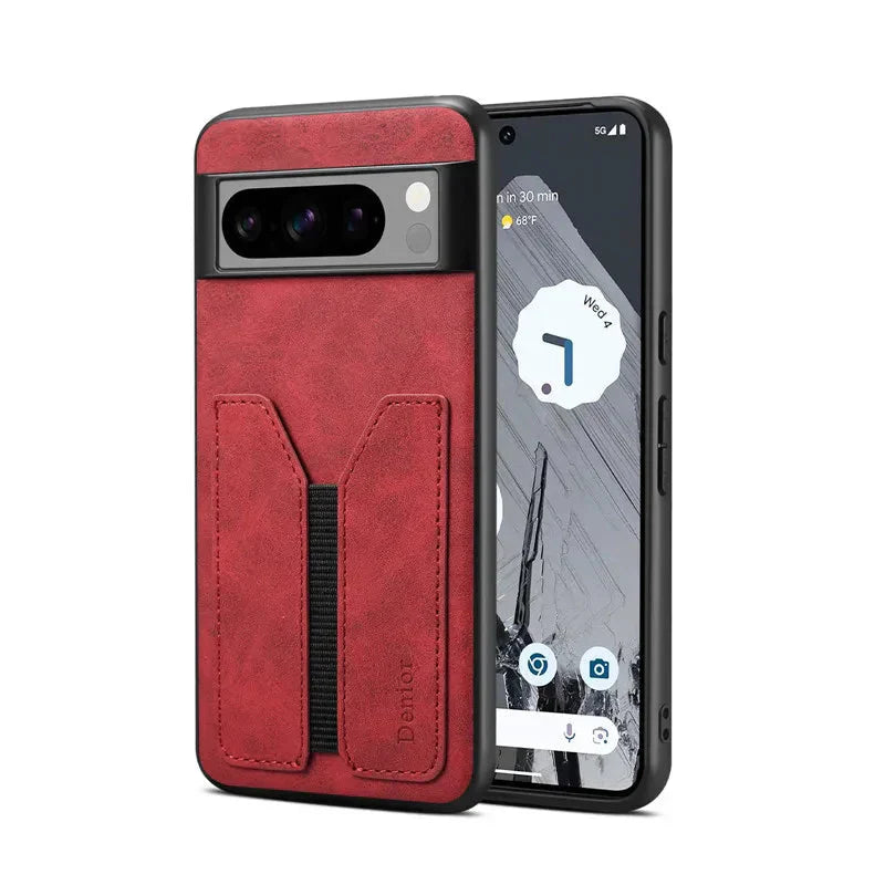 Funda elástica para Google Pixel con tarjetero 