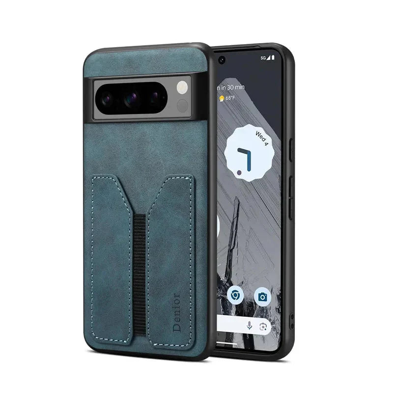 Funda elástica para Google Pixel con tarjetero 