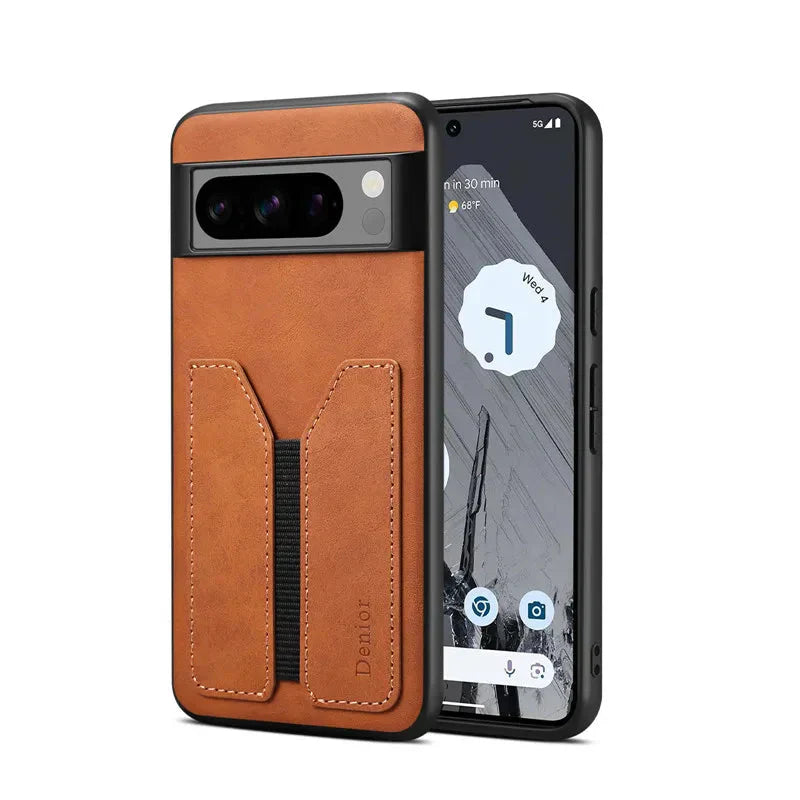 Funda elástica para Google Pixel con tarjetero 