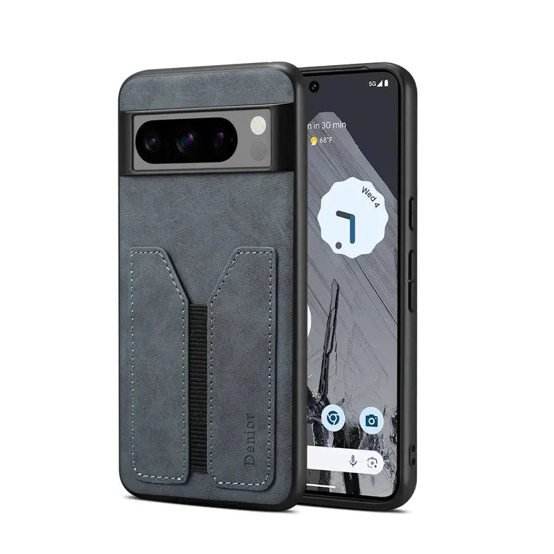 Funda elástica para Google Pixel con tarjetero 