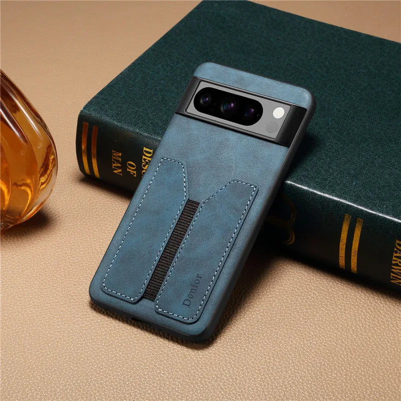 Funda elástica para Google Pixel con tarjetero 