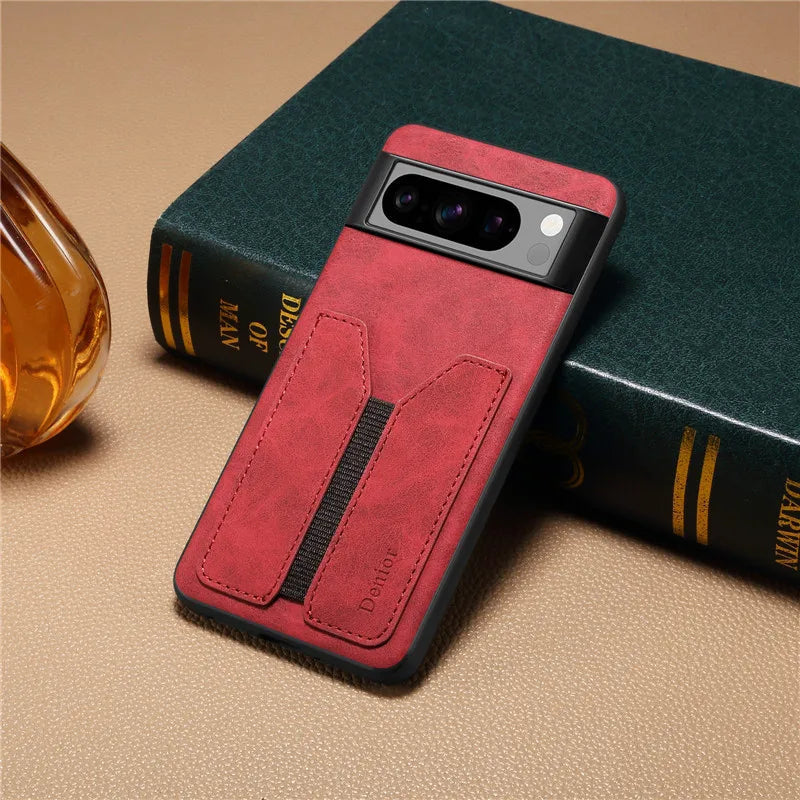 Funda elástica para Google Pixel con tarjetero 