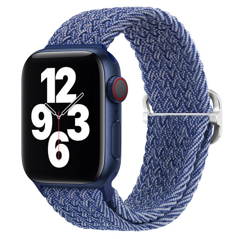 "Stripe Band" Nylon Braided Loop For Apple Watch