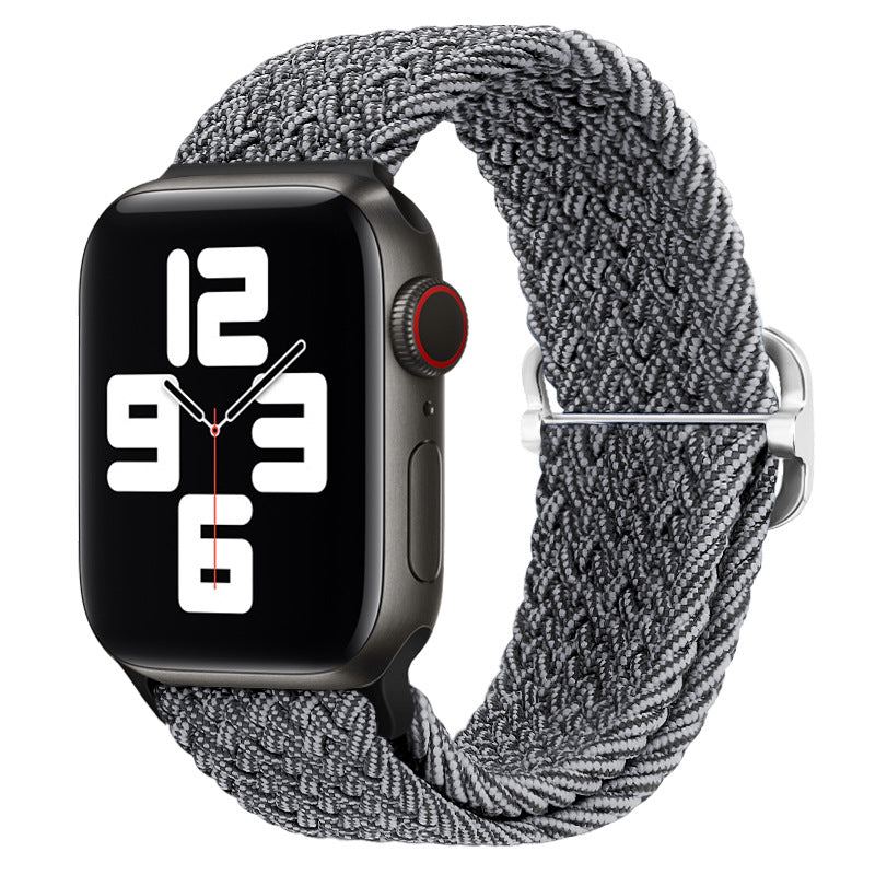 "Stripe Band" Nylon Braided Loop For Apple Watch