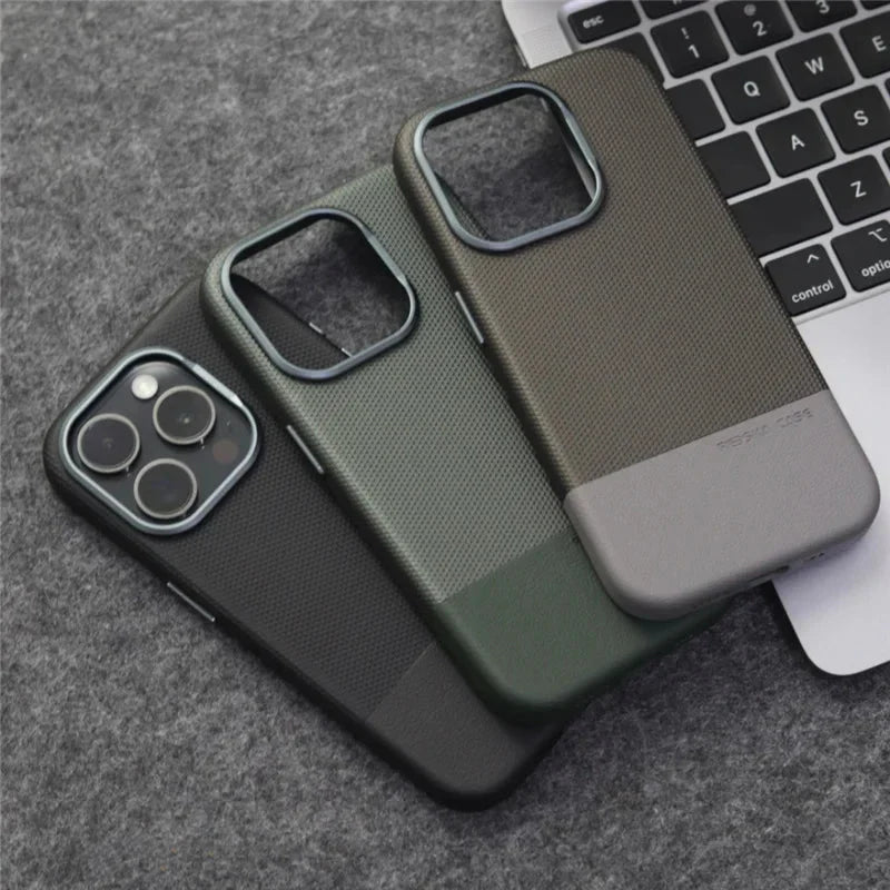 Funda para iPhone con micropuntos dobles sutiles 