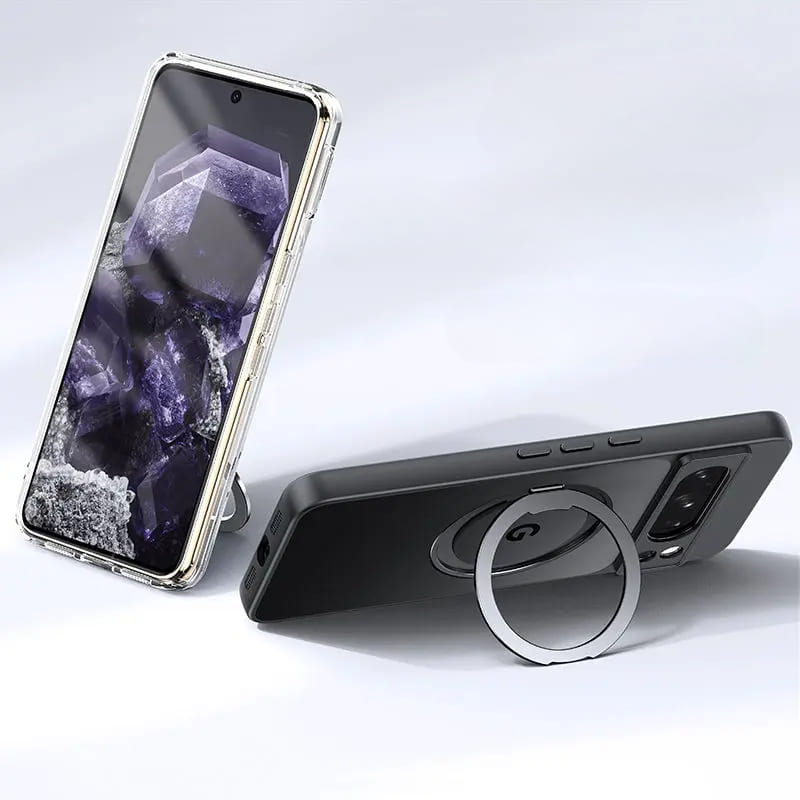 Funda para Google Pixel con anillo de metal giratorio 